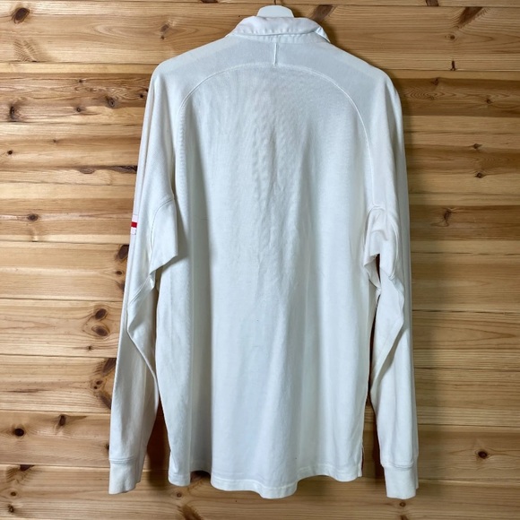 Nike England Rugby Long Sleeve Polo o2 2007 White 2XL - Picture 11 of 15